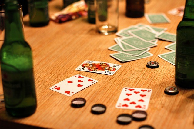 Cards Gambling and Alcohol