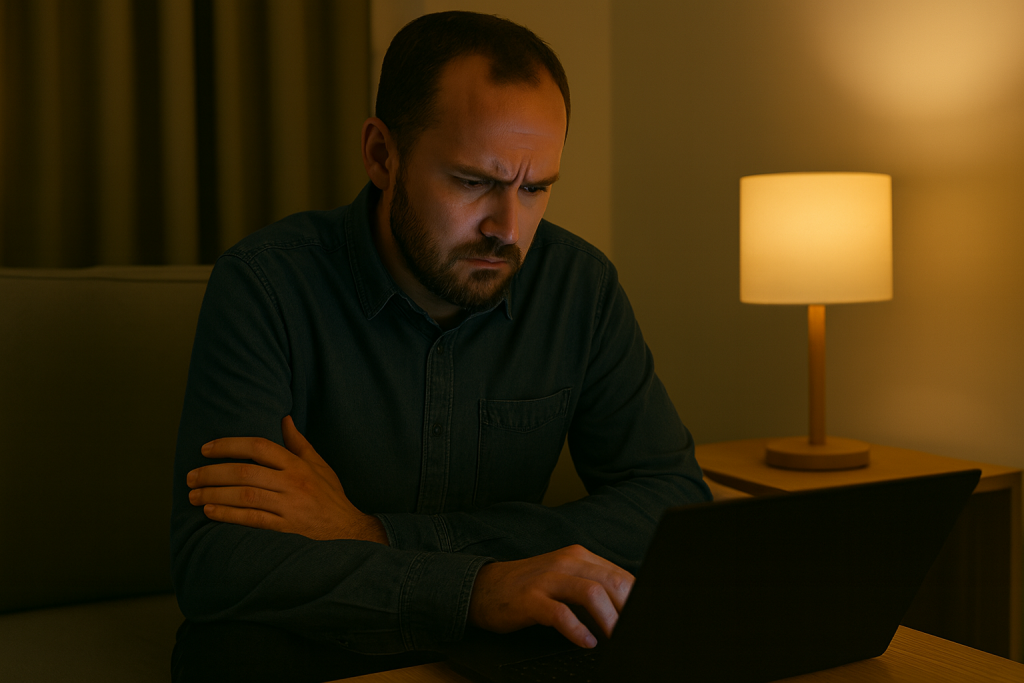 A private investigator guiding a client with evidence to help them make the right decision.