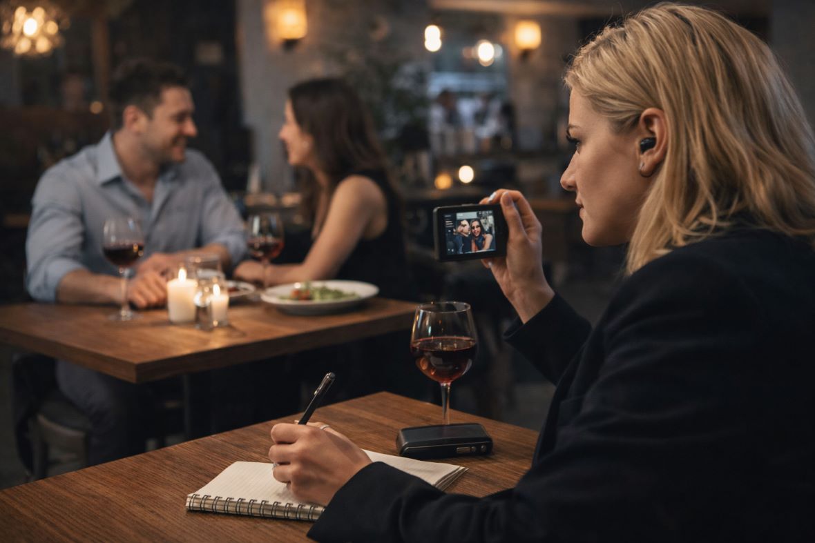 How a Private Investigator Supports Infidelity Investigations in Divorce Cases. Private investigator supporting infidelity investigations in divorce cases by gathering lawful evidence and clear documentation.