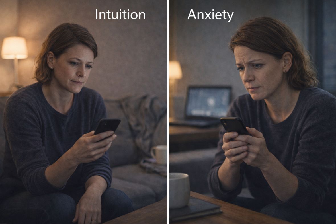intuition-vs-anxiety-relationships-private-investigator-reality-check. Private investigator offering a reality check on intuition vs anxiety in relationships, focusing on patterns, boundaries, and evidence-led clarity.