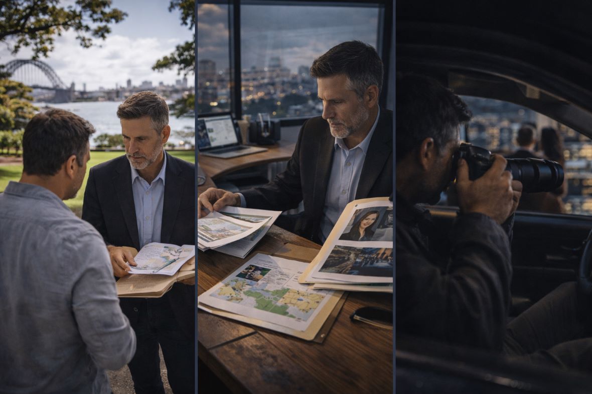 Private Investigator Sydney: How Long Does an Investigation Take?Private investigator in Sydney planning an investigation timeline, showing how case type, evidence needs, and schedules affect duration